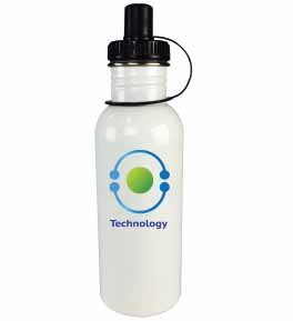 ขวดน้ำอลูมิเนียม Technology logo bottle 1